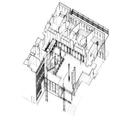 Isometric Plan Showing Interior